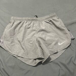 Nike grey running shorts size small